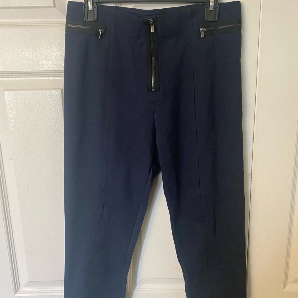 Abercrombie and fitch navy leggings